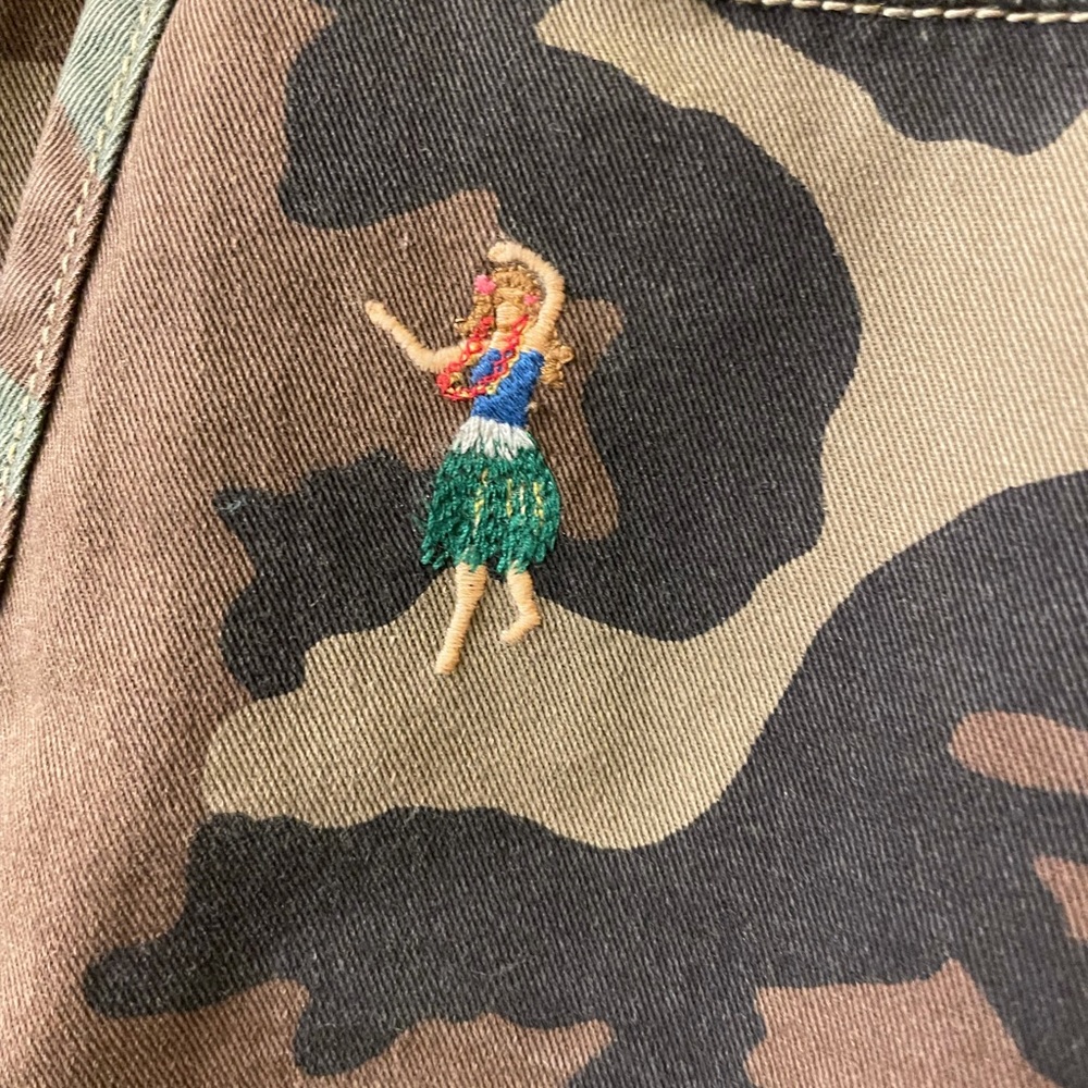 Polo Men’s shorts Camouflage Hawaiian Theme print - Picture 2 of 10